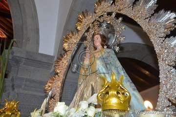 Procesión de la Inmaculada Concepción en Jinámar (Foto Francisco Javier Santana)